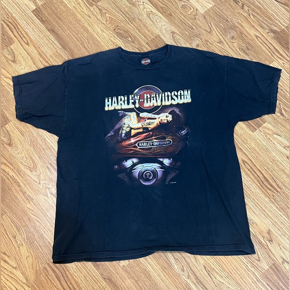 Harley Davidson Surf City Huntington Beach California T-shirt tee